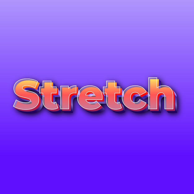 StretchText-effect JPG-gradiënt paarse achtergrondkaartfoto