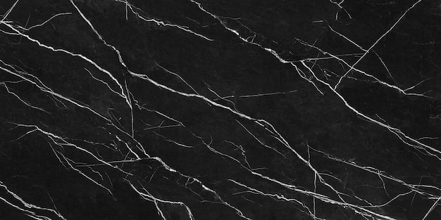 Photo a striking and eyecatching aesthetic marquina nero marble with black and white veins