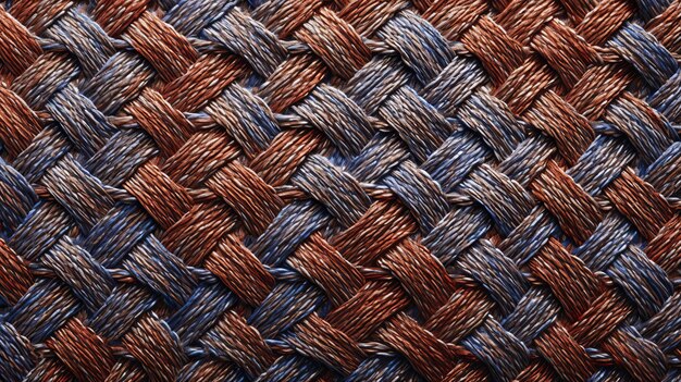 Photo striking photo woven brown and blue with dynamic brushwork vibrations