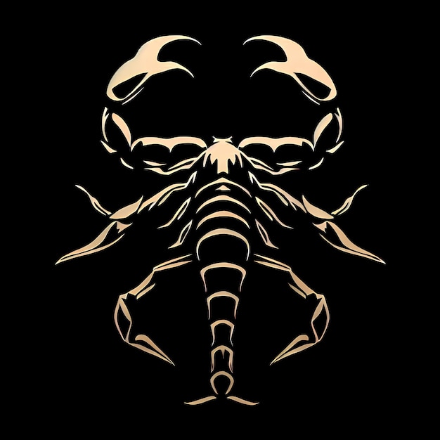 Striking scorpion logo for luxury designs and creations