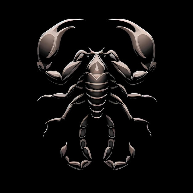 Striking scorpion logo for luxury designs and creations