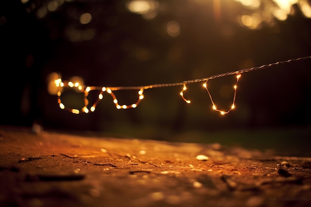 String garden lights