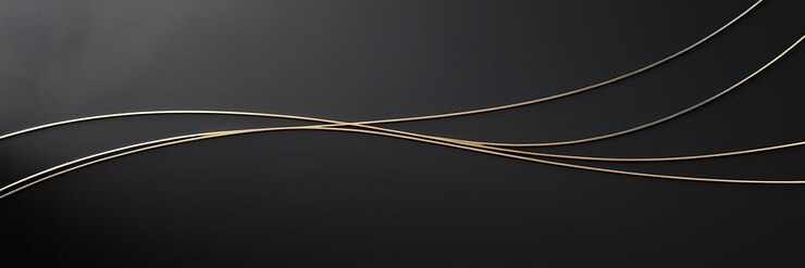 Photo 金色の線がロープに縛られている