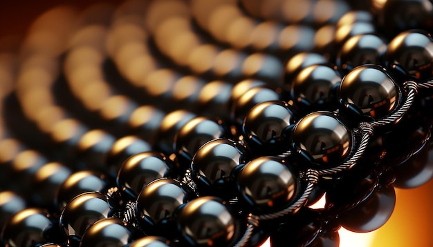 A string of precious black pearls a hundred in all degree offset method