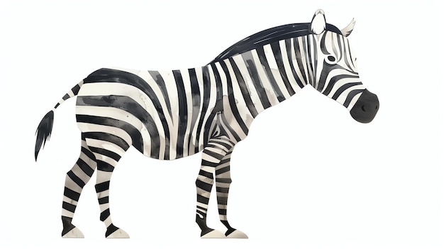 Striped African mammal Black and white stripes Herbivore Lives in herds Found in savannas and grasslands Can run up to 60 mph