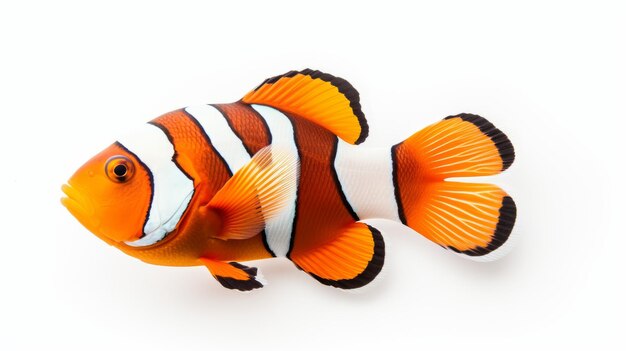 Striped Clownfish Art Playful Scale Manipulation In Neoplasticism Style