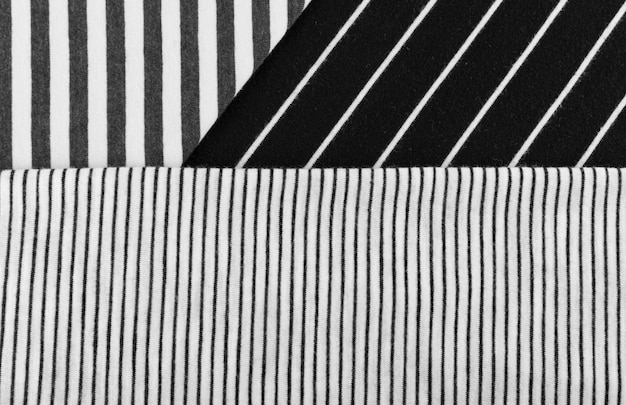 Striped Cotton Fabric Background
