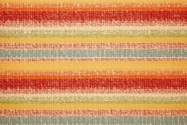 A striped fabric with a red stripe pattern.