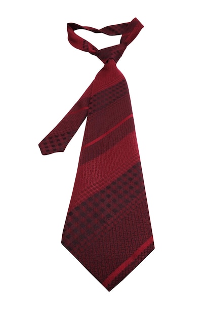 Striped necktie