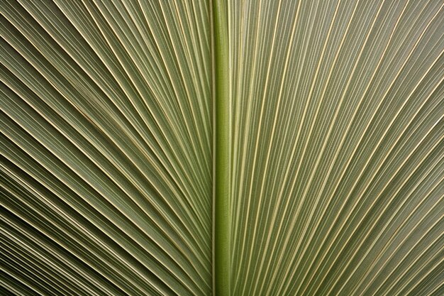 Photo striped surface of palm leaf