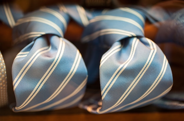 Photo striped ties