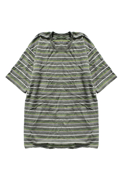 Striped tshirt isolated