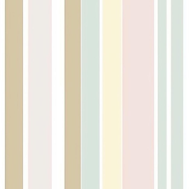 Photo a striped wallpaper with a pastel color background.