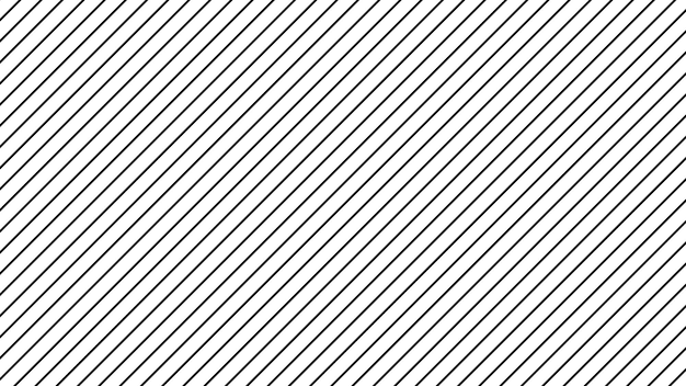 Stripes diagonal pattern White on black