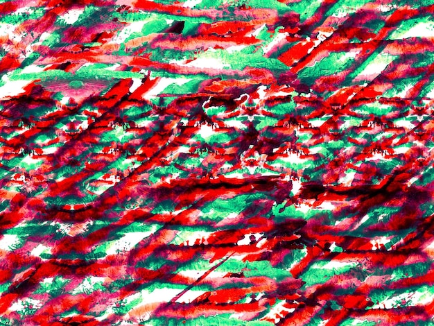 줄무늬 원활한 패턴입니다. 기하학적 동물 질감. 수채화 위장 디자인. 추상 사파리 타일. 동물 위장 배경입니다. 아프리카 패턴. 얼룩말 피부 인쇄. 녹색과 빨간색