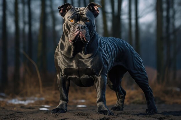 Photo strong and powerful american bully xl