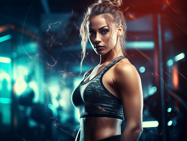 Strong women sport wallpaper photo