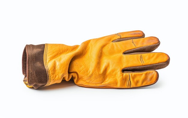 Strong Work Glove Isolated On White Background