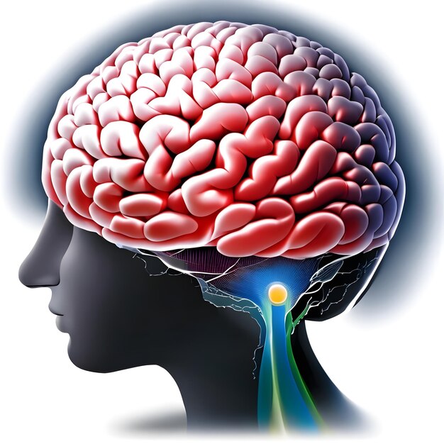 Photo structure of brain