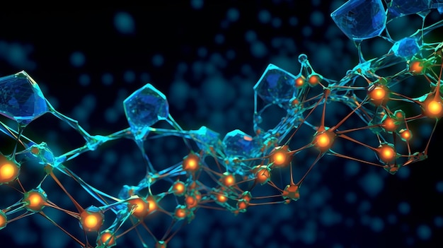 구조 세포 DNA 네트워크 분자원자과학 의료용 화학 생성 AI