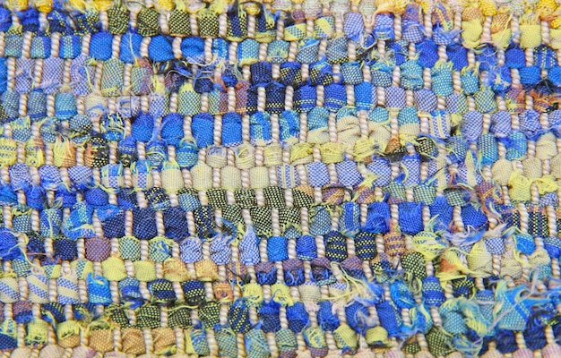 structure of a knitted fabric a photo close up