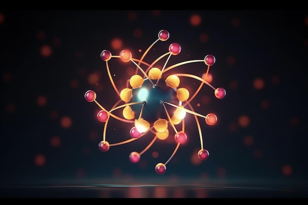 사진 원자핵의 구조, 양성자, 네트론, 전자 입자, 현미경