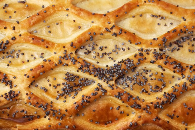 strudel close-up.
