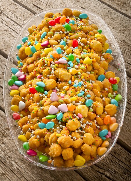 Struffoli неаполитанская еда