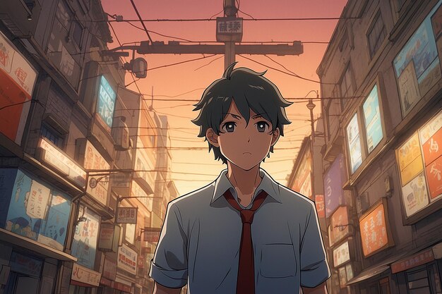 Struggles anime the complex dynamic of a depressed man's conversations with his personified despair