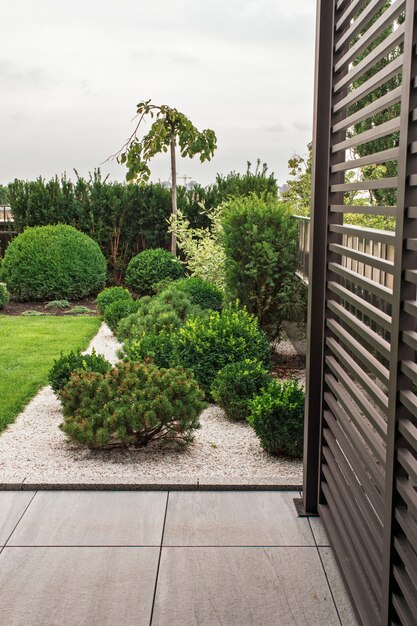 Struiken en planten in landschapsontwerp