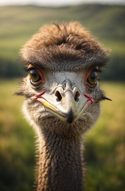 Struisvogel wilde dierenfoto