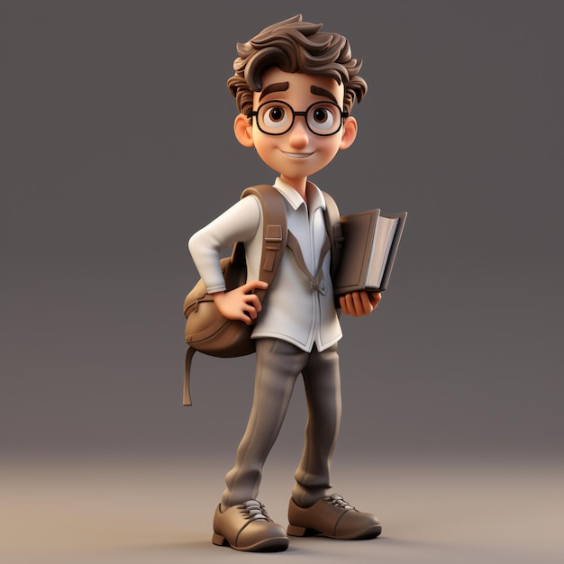 Student 3D Character Collection of Dynamic