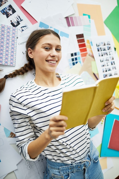 Student Reading Book