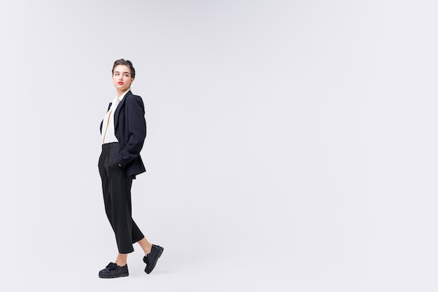 Student or young teacher Business woman portrait Attractive young business