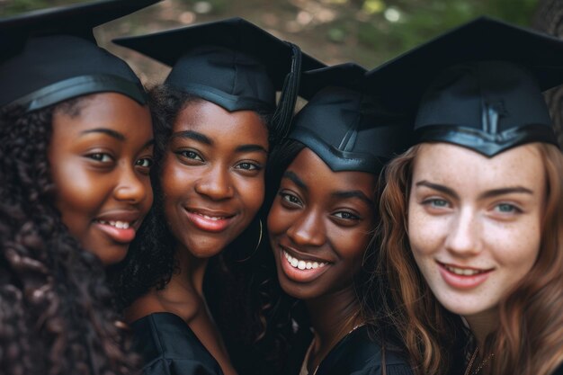 Foto studenten, afgestudeerden, onderwijs, studie