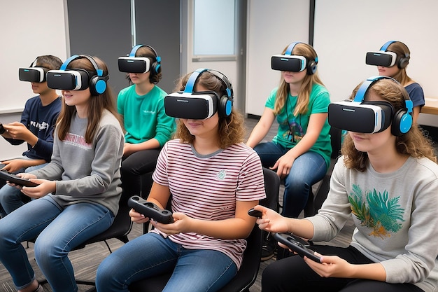Studenten gebruiken VR-headsets om ecosystemen en biodiversiteit te verkennen
