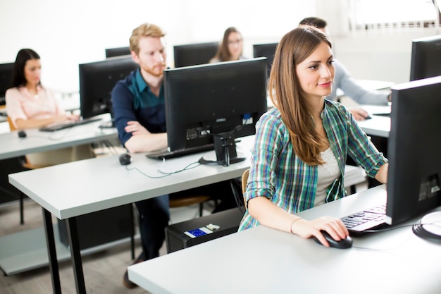 Studenten in de klas