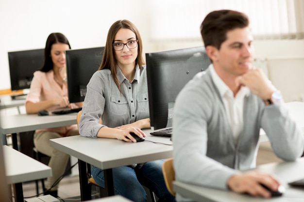 Studenten in de klas