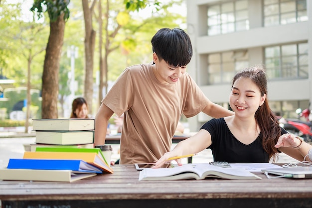 Studentengroep en bijles onderwijsconcept