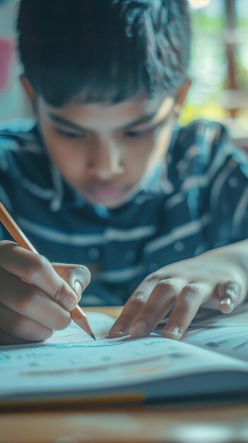 Students foreground writing