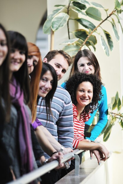 Foto gruppo di studenti