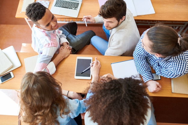 Students at lesson