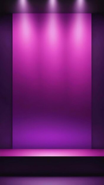 Studio background concept abstract dark gradient purple studio room background for product