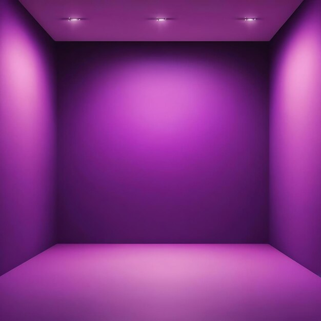 Studio background concept abstract empty light gradient purple studio room background for product pl