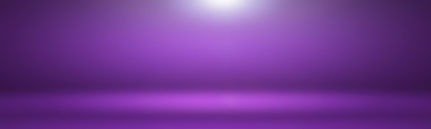 Studio background concept astratto vuoto sfumato di luce viola camera studio sfondo per prodotto plain studio background