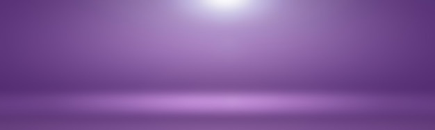 Studio background concept astratto vuoto sfumato di luce viola camera studio sfondo per prodotto plain studio background