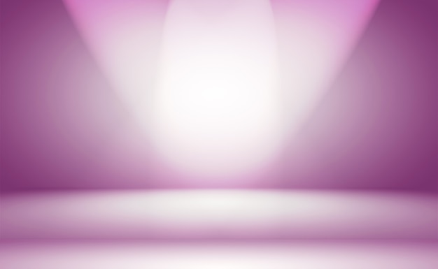 Studio Background Concept - abstract empty light gradient purple studio room background for product. Plain Studio background.