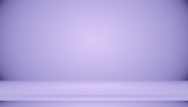 Studio Background Concept - abstract empty light gradient purple studio room background for product.