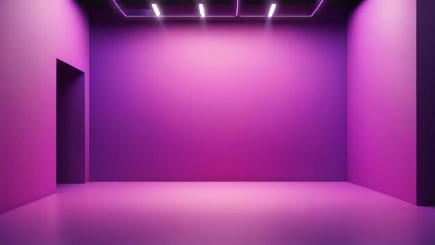 Studio background concept abstract empty light gradient purple studio room background for product