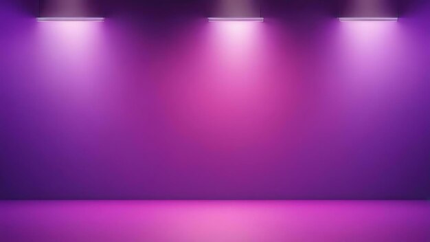 Studio background concept abstract empty light gradient purple studio room background for product